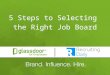 5 Steps to Selecting the Right Job Board