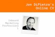 Jon DiPietro's Online CV