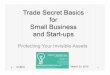 Trade Secrets: Critical Business Intellectual Property