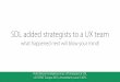 SDL added strategists to a UX team (UX STRAT Europe 2015)