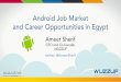 Android Job Market and Career Opportunities in Egypt by Ameer Sherif - CEO, WUZZUF