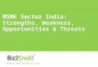 MSME Sector India: Strengths,Weakness,Opportunities & Threats