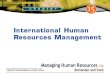 Chapter 15 International Human Resources Management