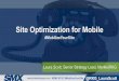 Site Optimization for Mobile By Laura Scott