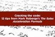 Cracking the code: 12 tips from Mark Roberge's "The Sales Acceleration Formula"