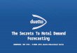 Webinar - The Secrets to Hotel Demand Forecasting