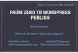 WordCamp Nashville 2015 From Zero to WordPress Publish (Beginner's WordPress)