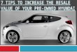 7 Tips to increase the resale value of your pre-owned Hyundai