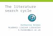 Lit search cycle   slideshare