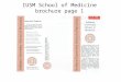 IU School Of Medicine Brochure Page 1