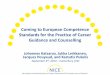 Defining European Competence Standards for Career Guidance and Counselling