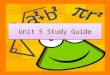 Unit 5 Study Guide