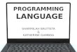 Programming language (JGMNHS)