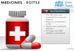 Medicine bottles vitamins capsules  powerpoint presentation slides