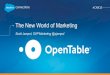 No Reservation? No Problem! OpenTable and Marketing Cloud at Your Service