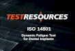 ISO 14801 Dental Implant Fatigue Test Equipment