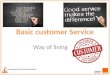 Basic customer Service