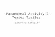 Paranormal activity 2 teaser trailer