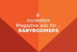9 incredible magazine ads for babyboomers