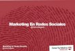 Marketing En Redes Sociales