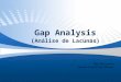 Gap analysis - Análise de Lacunas