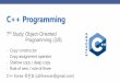 C++ Programming - 7th Study