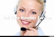 Toll free number service