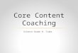 Core Content Coaching Grade 8 Tides 14-15