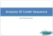 Analysis of credit sequence. final
