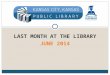 From the KCK Public Library - June 2014
