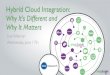 Webinar: Hybrid Cloud Integration - Why It's Different and Why It Matters