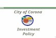 Investment Policy Update 2015