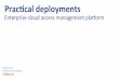 CIS 2015 Practical Deployments Enterprise Cloud Access Management Platform - Matt Cochran