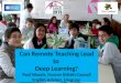 Can remote teaching lead to deep learning?