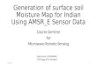 Generating soil moisture map from AMSR_E data