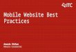 Masters of Marketing -- Mobile Website Best Practices