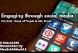 Engaging using social media