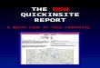 QuickInsite Report Demonstration, July 2012