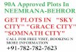 All 90A approved plots project in neemrana behror @782782'7623