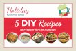 Survive the Holidays with 5 DIY Recipes | Dr. April Ziegele