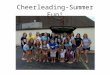 Cheerleading summer fun!