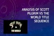 Analysis of scott pilgrim vs the world title sequence