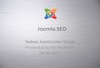 Joomla SEO June 2015 - Sydney Joomla User Group