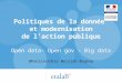 Politiques de la donnée et modernisation de l’action publique, Henri Verdier (Etalab - SGMAP)