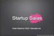 Startup Sales