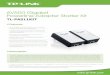 TP-LINK TL-PA511KIT AV500 Gigabit Powerline Adapter Starter Kit Datasheet