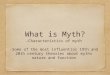 What Is Myth?