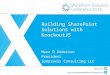 SharePoint Evolutions 2015 - Building SharePoint Solutions with KnockoutJS