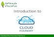 Introduction To Cloud Foundry - SpringPeople