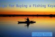 5 tips for buying a fishing kayak
